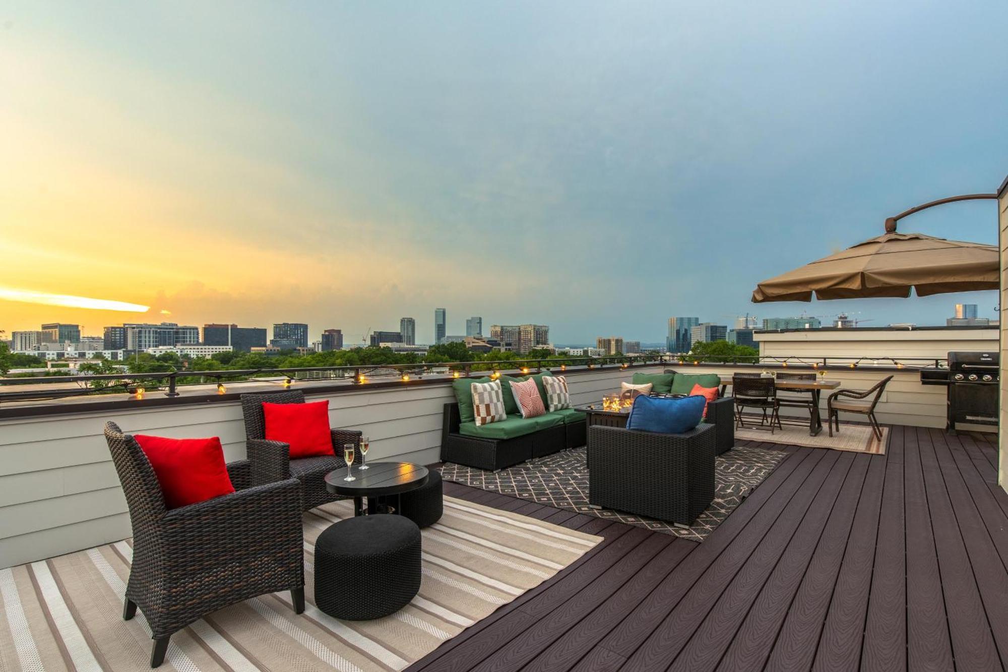 Melodic Skyline - Rooftop Views - 5 Mins To Broadway Villa Nashville Exterior photo