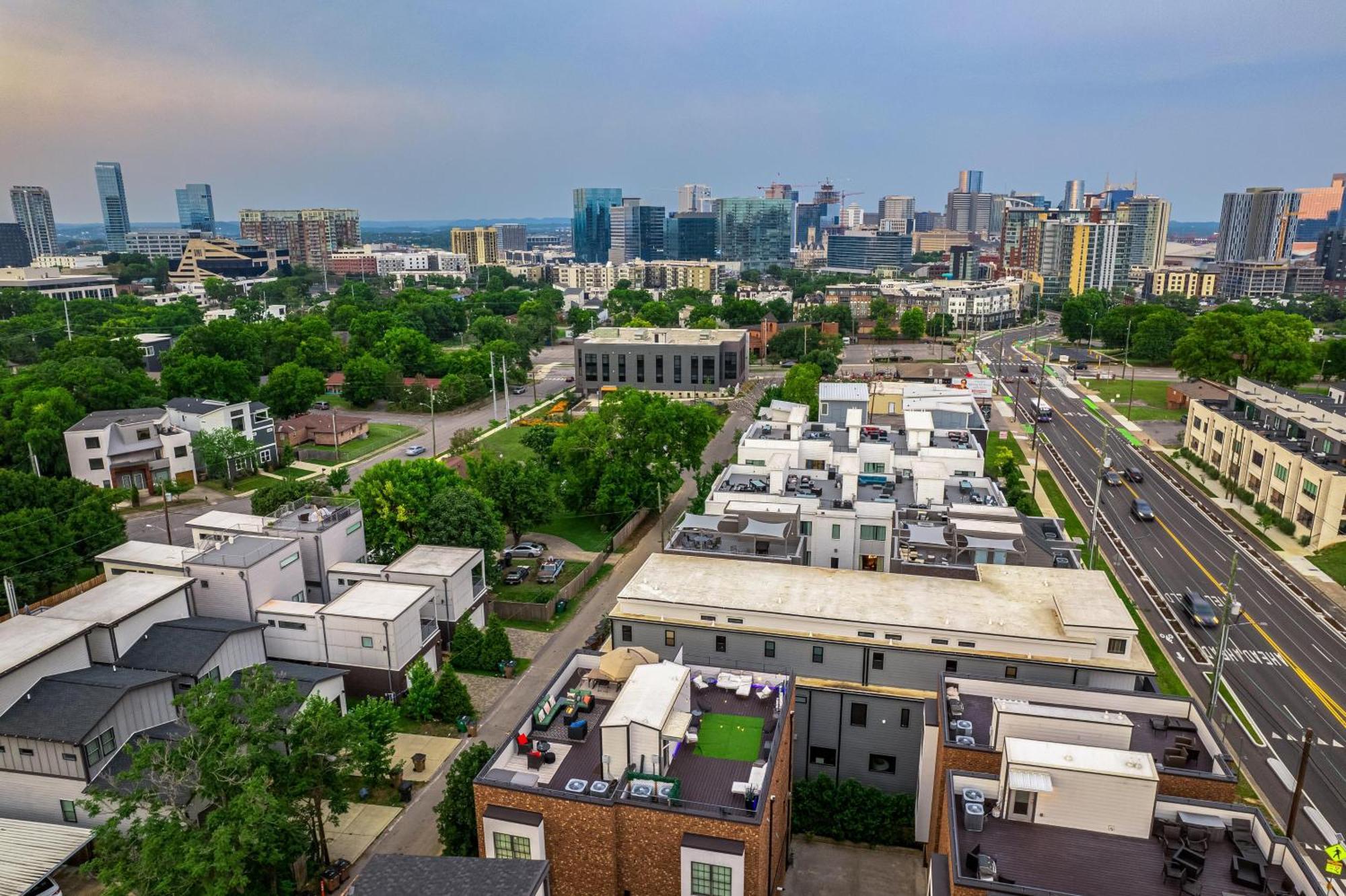 Melodic Skyline - Rooftop Views - 5 Mins To Broadway Villa Nashville Exterior photo